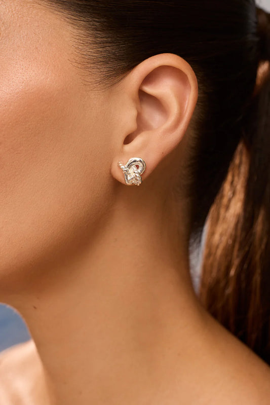 Laço Do Mar Earring Silver
