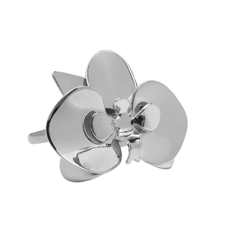 Orquídea Ring Silver