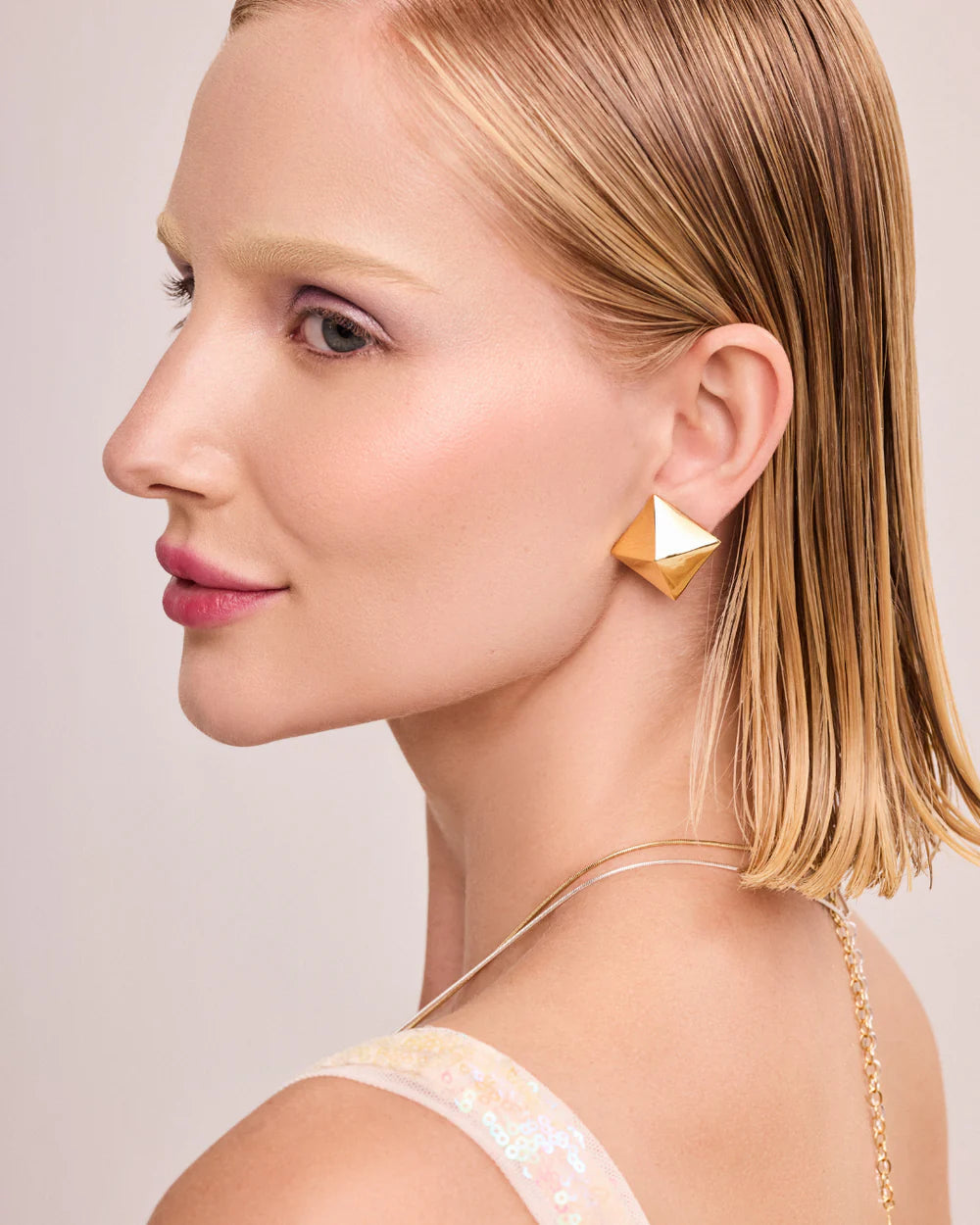 Quantum Earring Gold