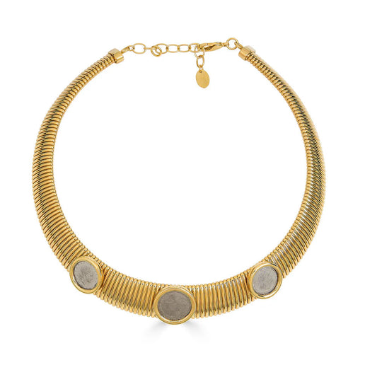 Adele Three Coin Necklace