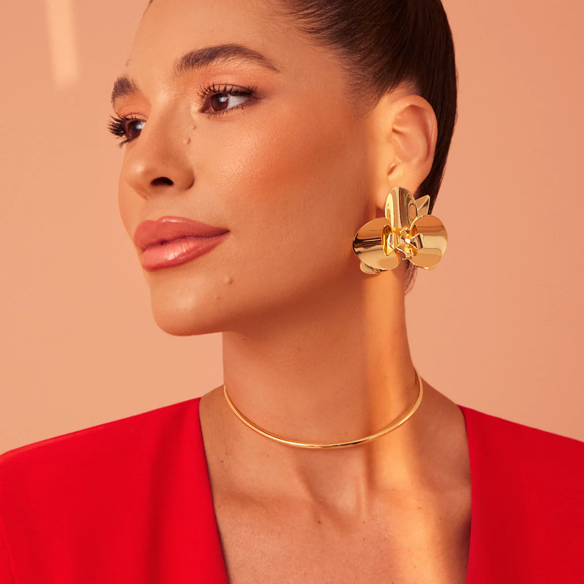 Orquídea Earring Gold