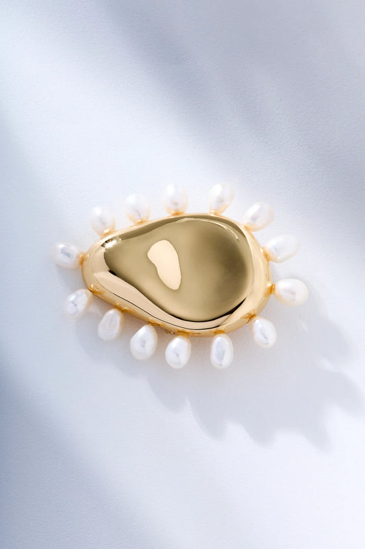Nerea Brooch Gold