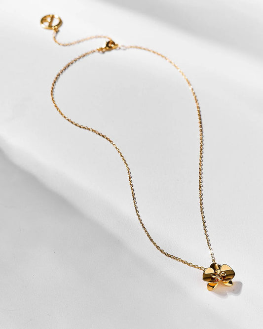 Orquídeas Essência Necklace Gold