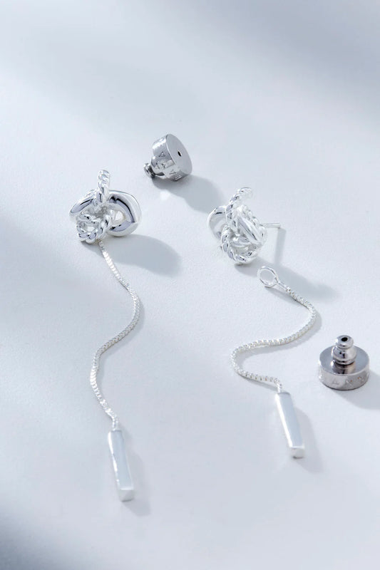 Laço Do Mar Earring Silver