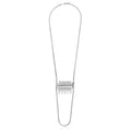 Bellatrix Long Necklace Silver