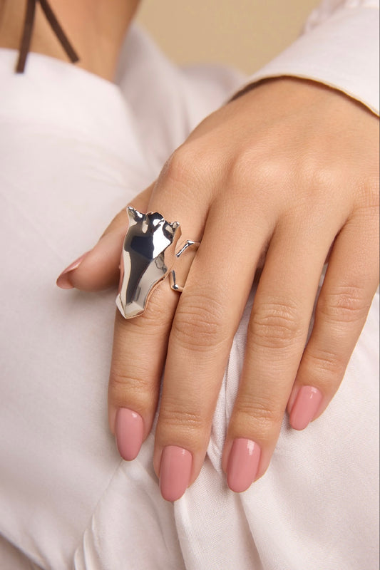 Equestre Ring Silver