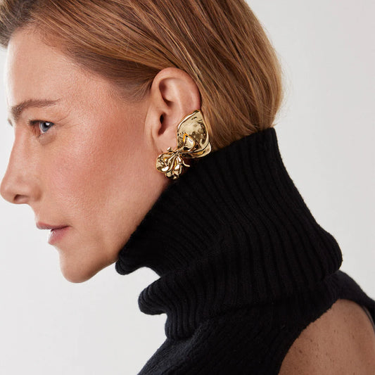 Flora Earring Gold