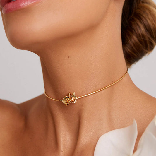 Orquídea xs Choker Gold