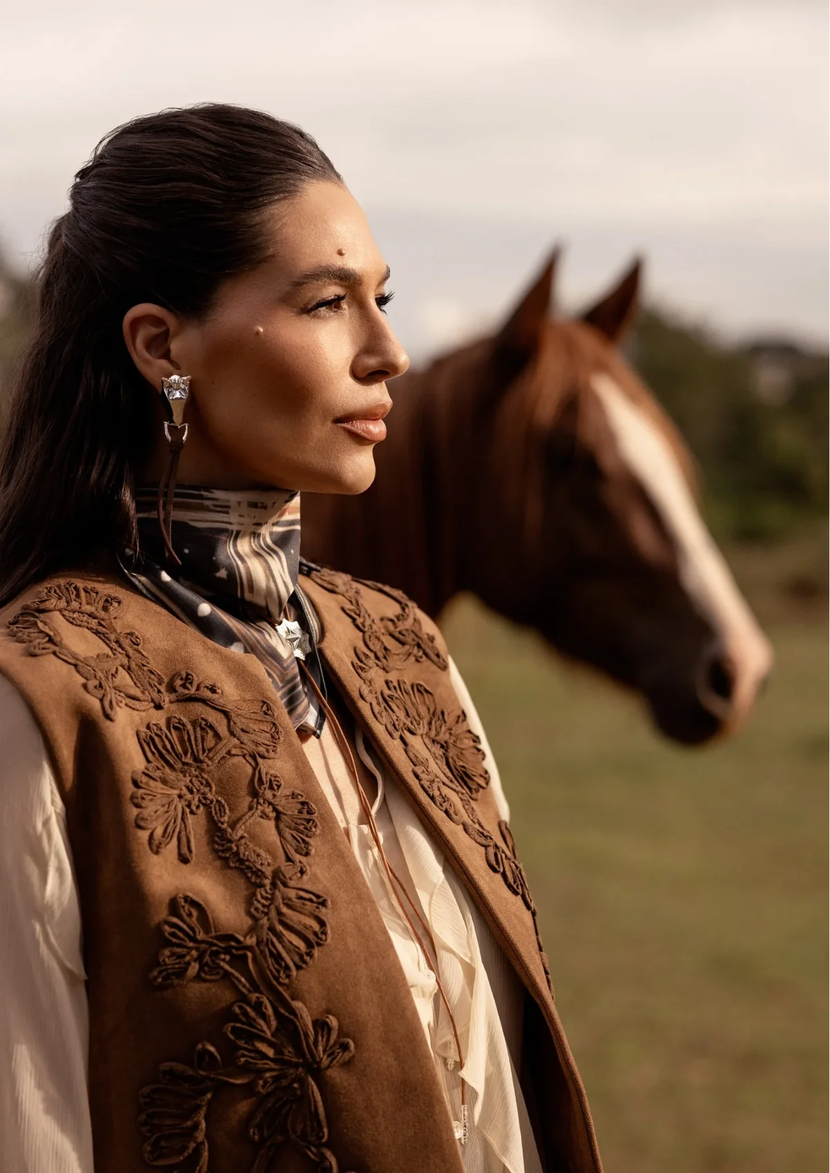 Equestre Earring Silver