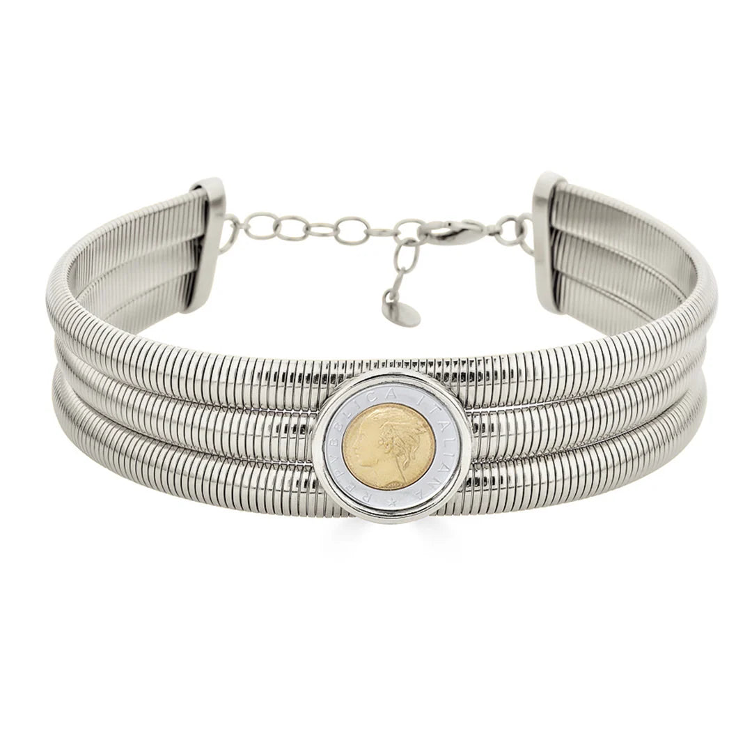 CHLOE STACK CHOKER SILVER