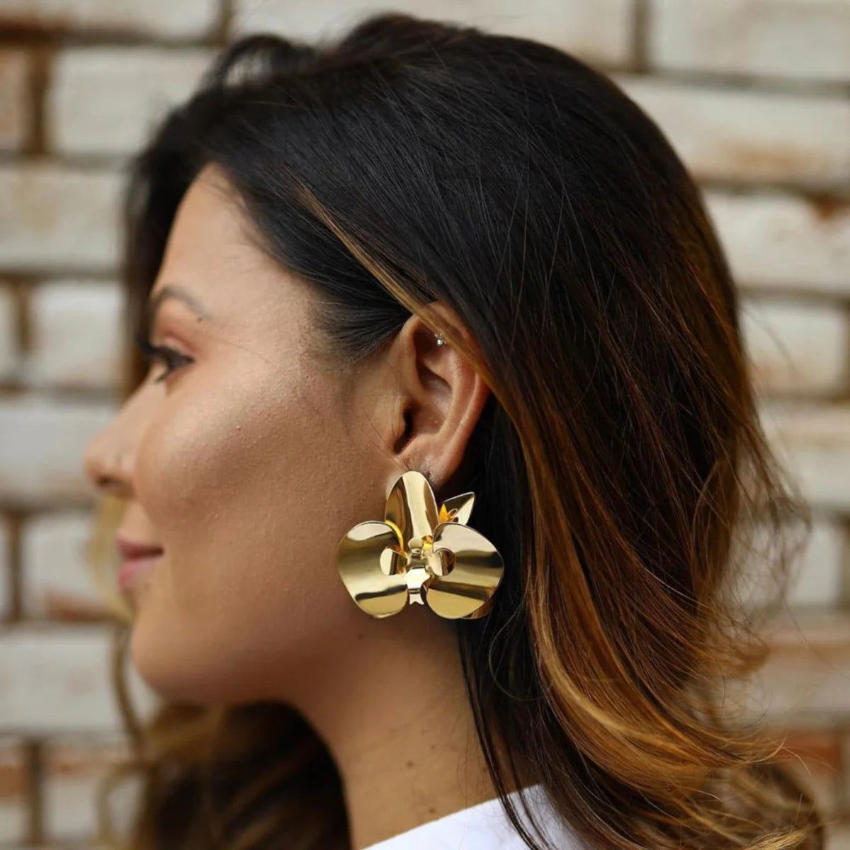Orquídea Earring Gold