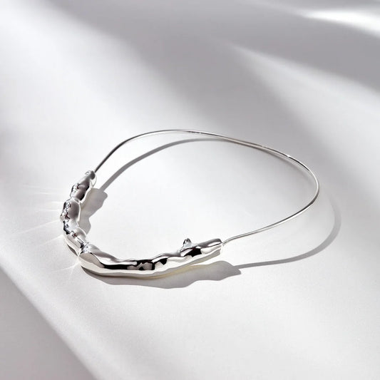 Vanessa Choker Silver