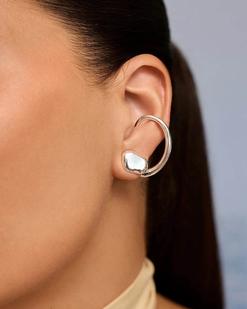 Nerea Earjacket Silver