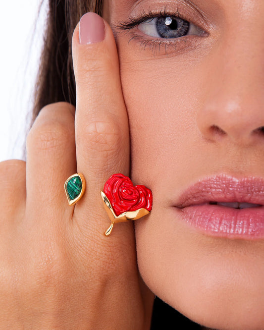 Florecer Ring - Flor E Ser Amor