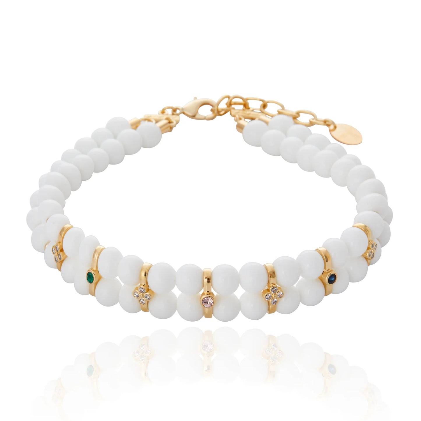 Palazzo Grassi Choker White Agate