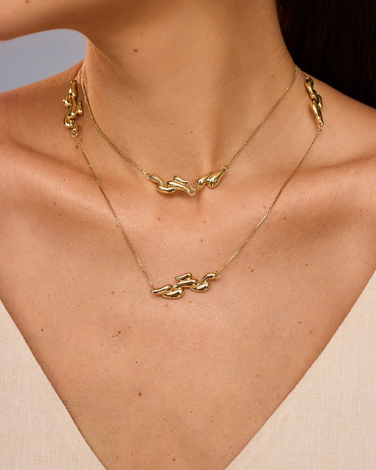 Alínea Necklace Gold