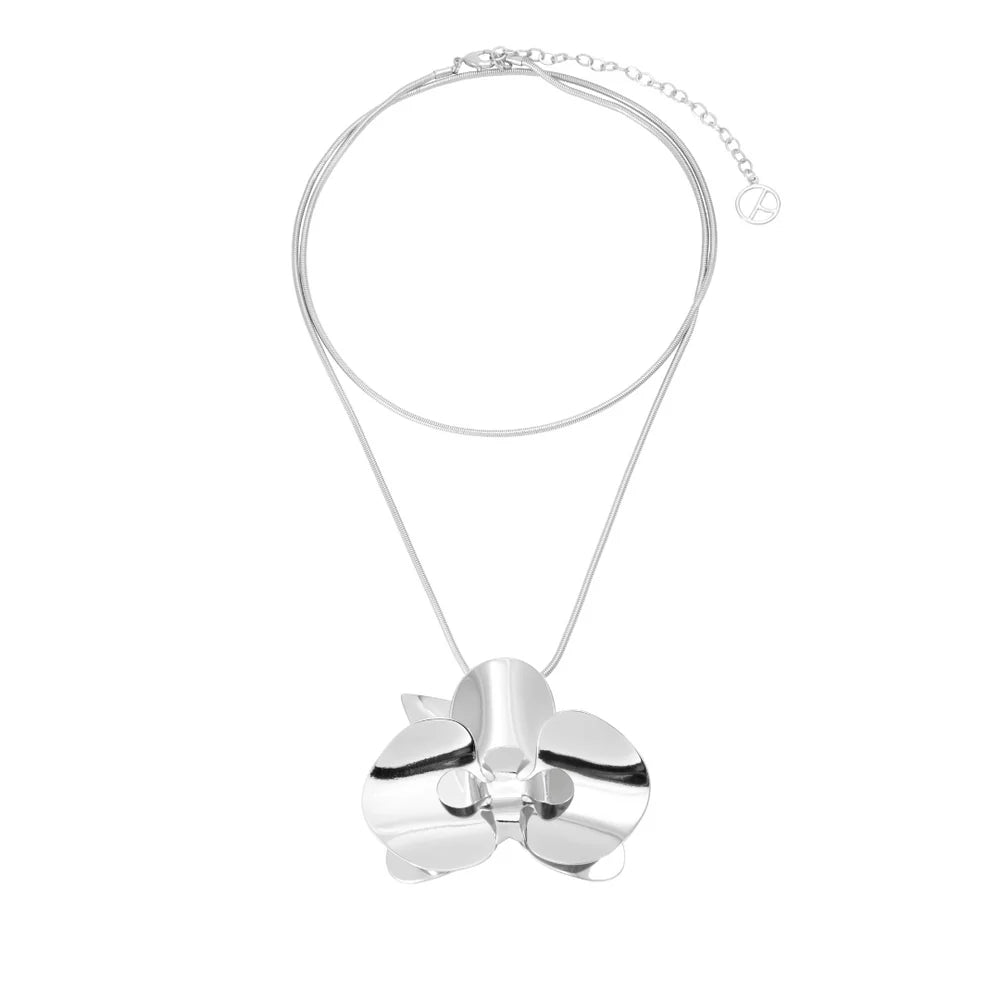 Orquídea Necklace Silver