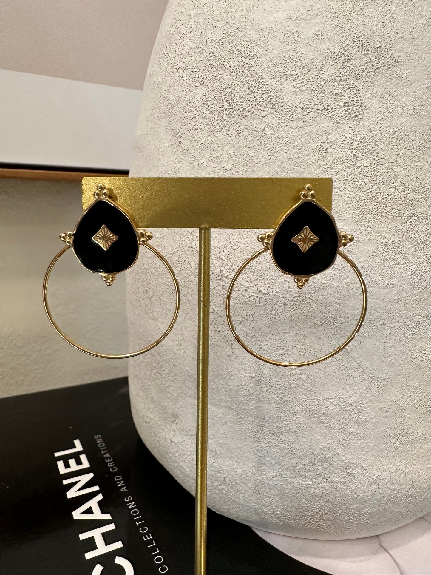 Lunar Circle Earrings
