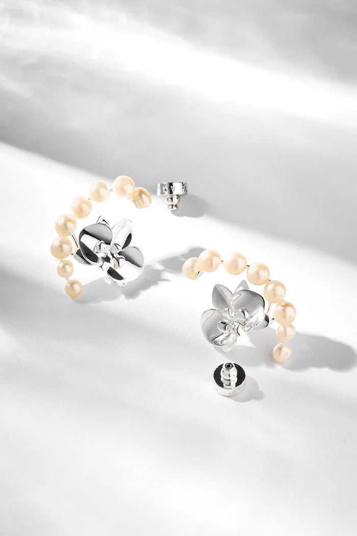 Orquideas Mabe Earring Silver