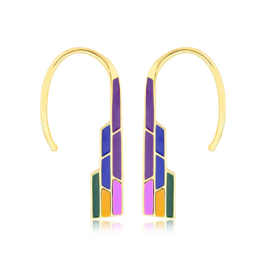 Aurora Boreal Ear Hook - Forças Da Natureza