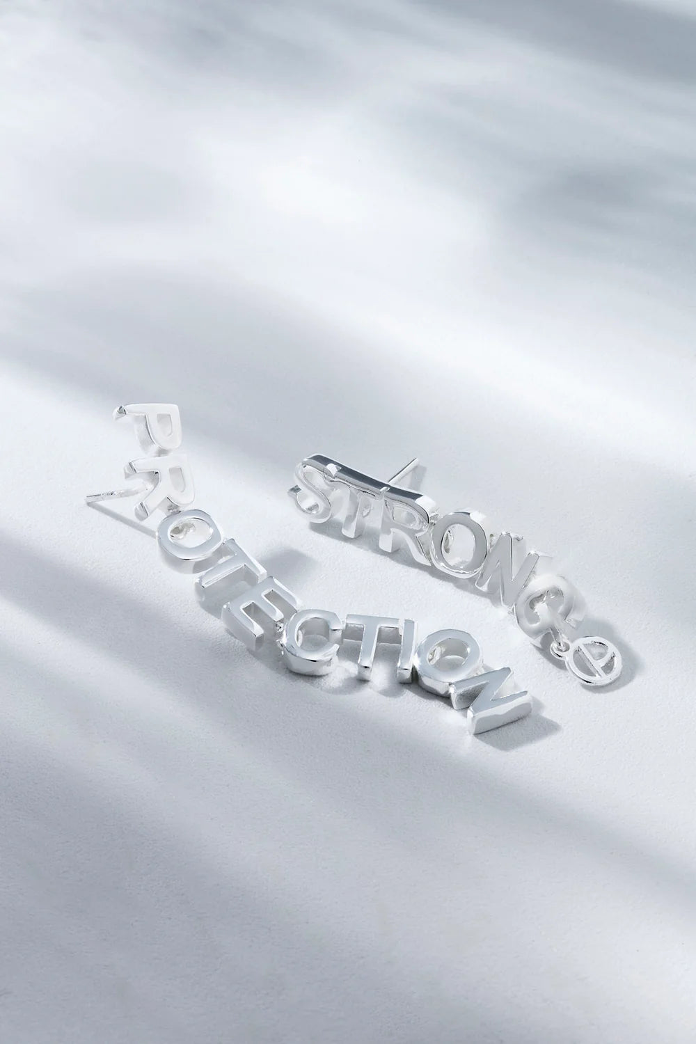 Strong Protection Earring Silver
