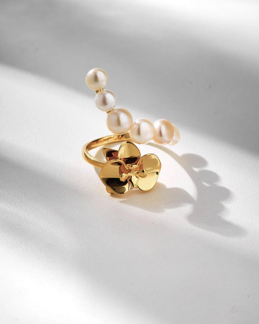 Orquideas Mabe Ring Gold - Back to Essence