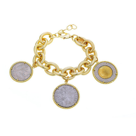 Madeleine 3 Coin Bracelet