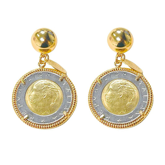 Henora Lira Coin Earring
