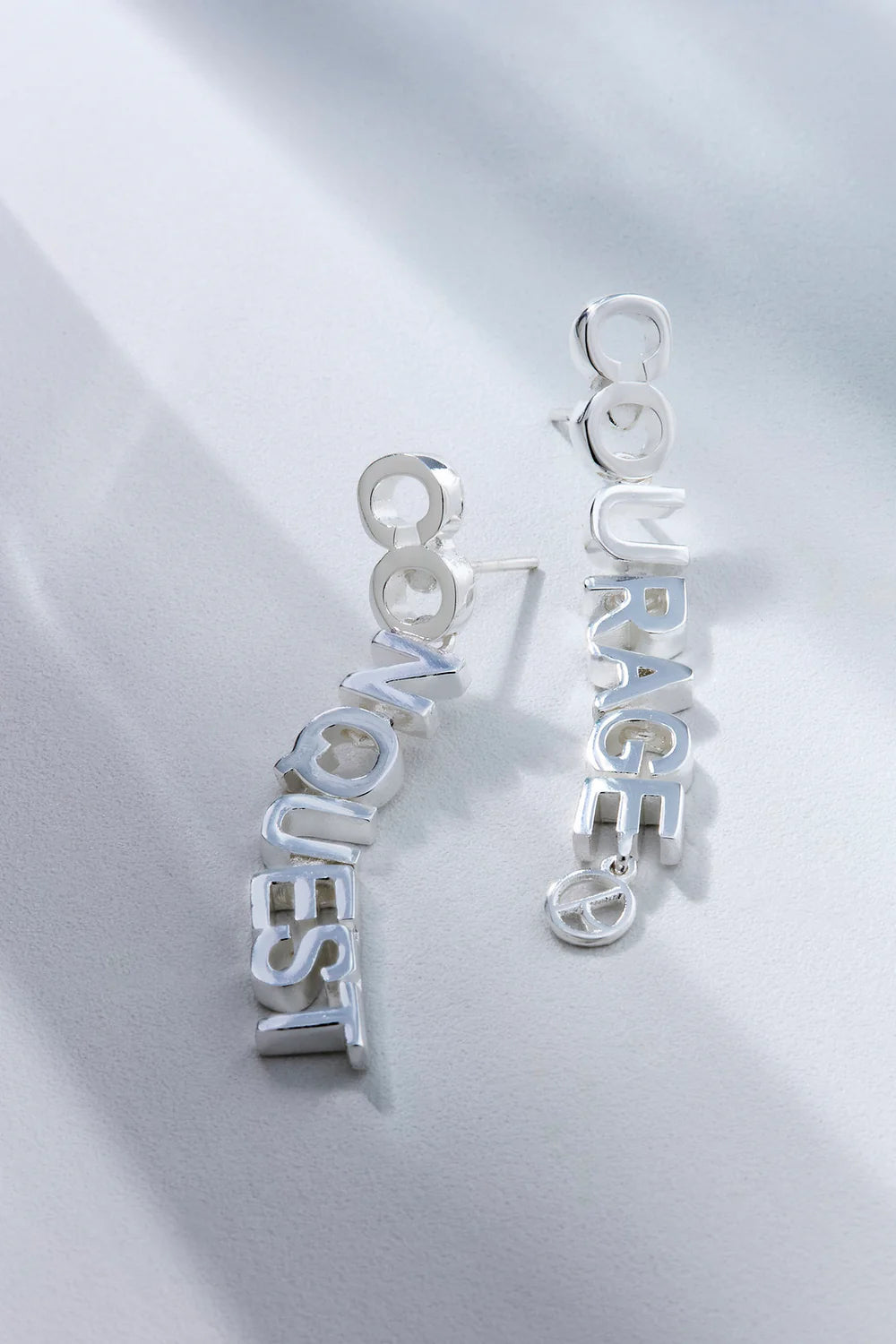 Courage Conquest Earring Silver