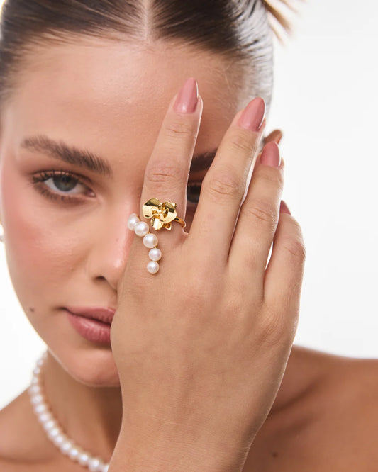 Orquideas Mabe Ring Gold - Back to Essence