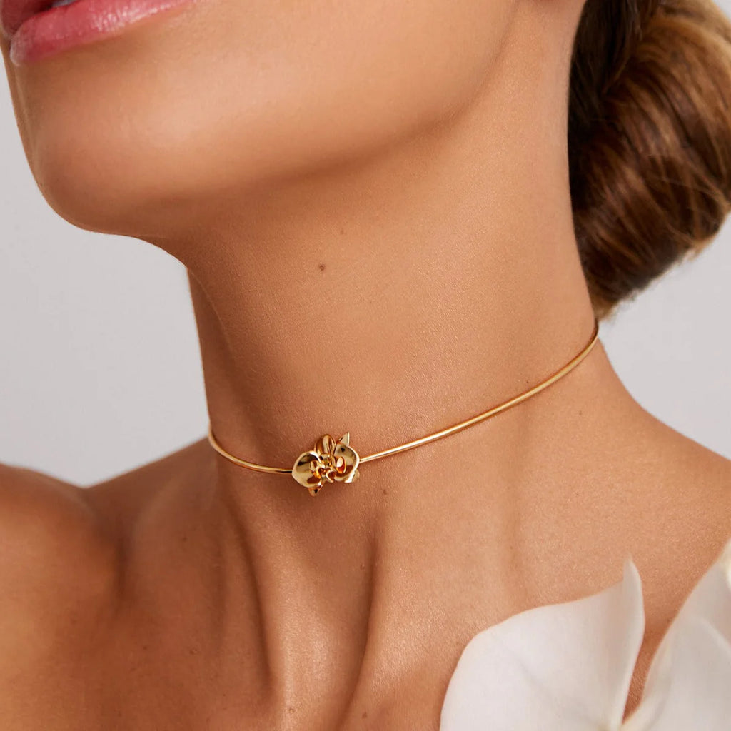 Orquedea Choker XS Gold