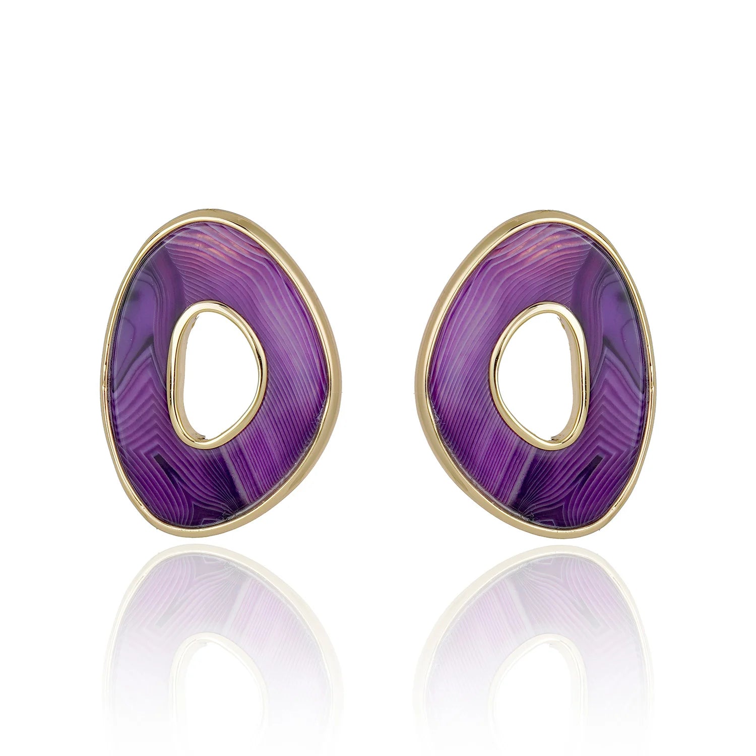 Poet Freeform Earring