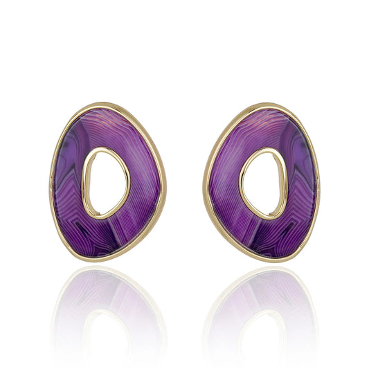 Poet Freeform Earring